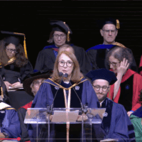 Cathy Davidson delivers Graduate Center CUNY Commencement Address, June 10, 2025, Lincoln Center