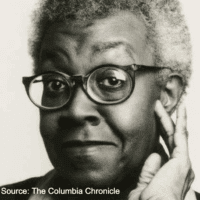 Photo of distinguished poet and professor, Gwendolyn Brooks