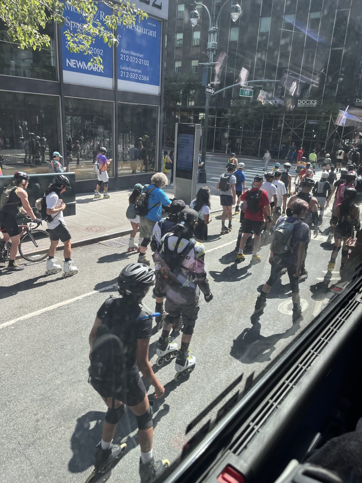 Runners preparing for a marathon in Brooklyn. Spring 2026. Photo credit: Cathy Davidson